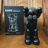 New Passing Through KAWS Open Edition Vinyl Figure in 4 different colours with original box KAWS' Passing Through Statues have been displayed all over the world, including galleries in Hong Kong, Fort Worth, and Philadelphia. Cop one of these today to bring the world-famous companion to your living room