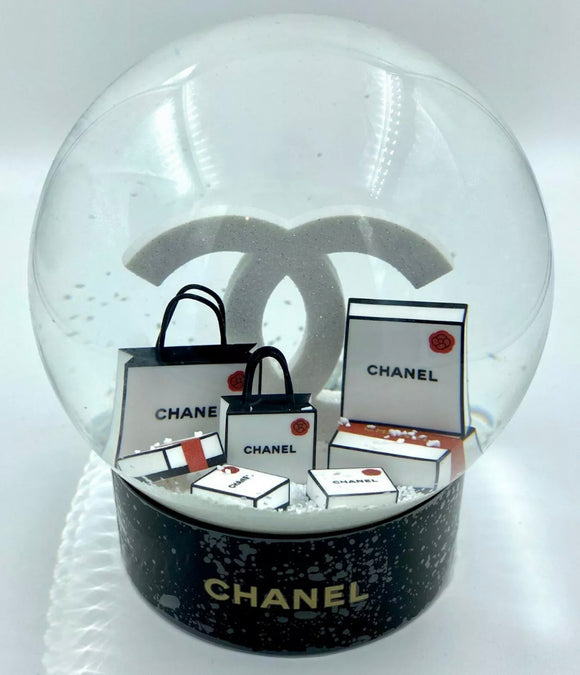 CHANEL VIP CHRISTMAS GIFT SNOW GLOBE, WHICH IS CONSIDERED AS THE MOST BEAUTIFUL SNOW GLOBE CHANEL EVER OFFERED.