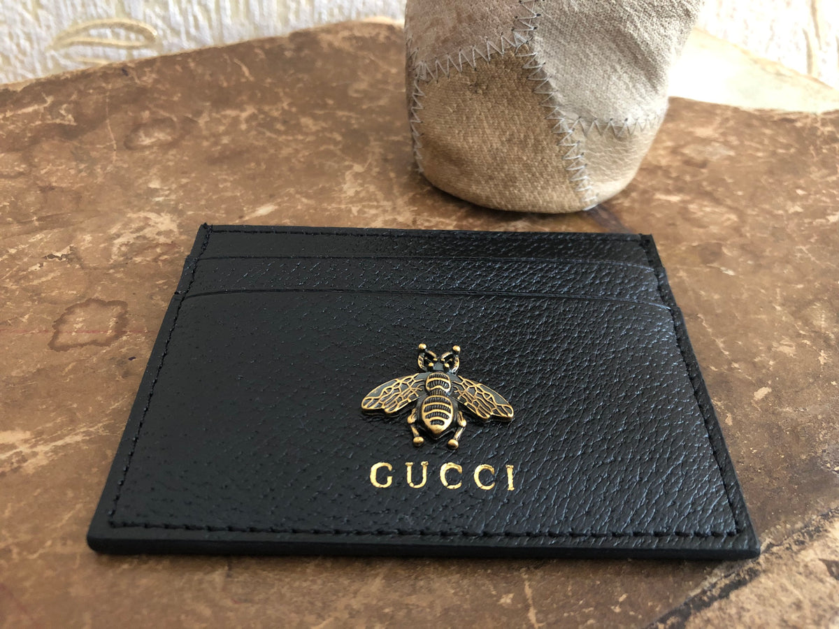 Gucci Animalier card case/leather wallet with box – Crafteza