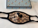 2 pc unique knitted Gucci face masks with box, excellent idea as a present for Him and Her or for personal use