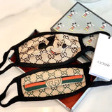 Mickey Mouse / Legendary Gucci Monogram design face mask – soft material is used for the earphones, which does not hurt the ears even during prolonged wear. The simple design conforms to the contour and combined with stretchy material fits most face sizes.