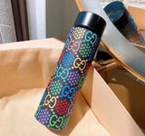 Water bottle with legendart GG gucci monogram, specially made for fashion lovers and who loves fashion. Bottle is made from high quality matterials and from stainles steel. Perfect for Moms as a gift and for healthy people.