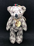 Gucci Monogram Teddy Bear Keychain / Bag-charm