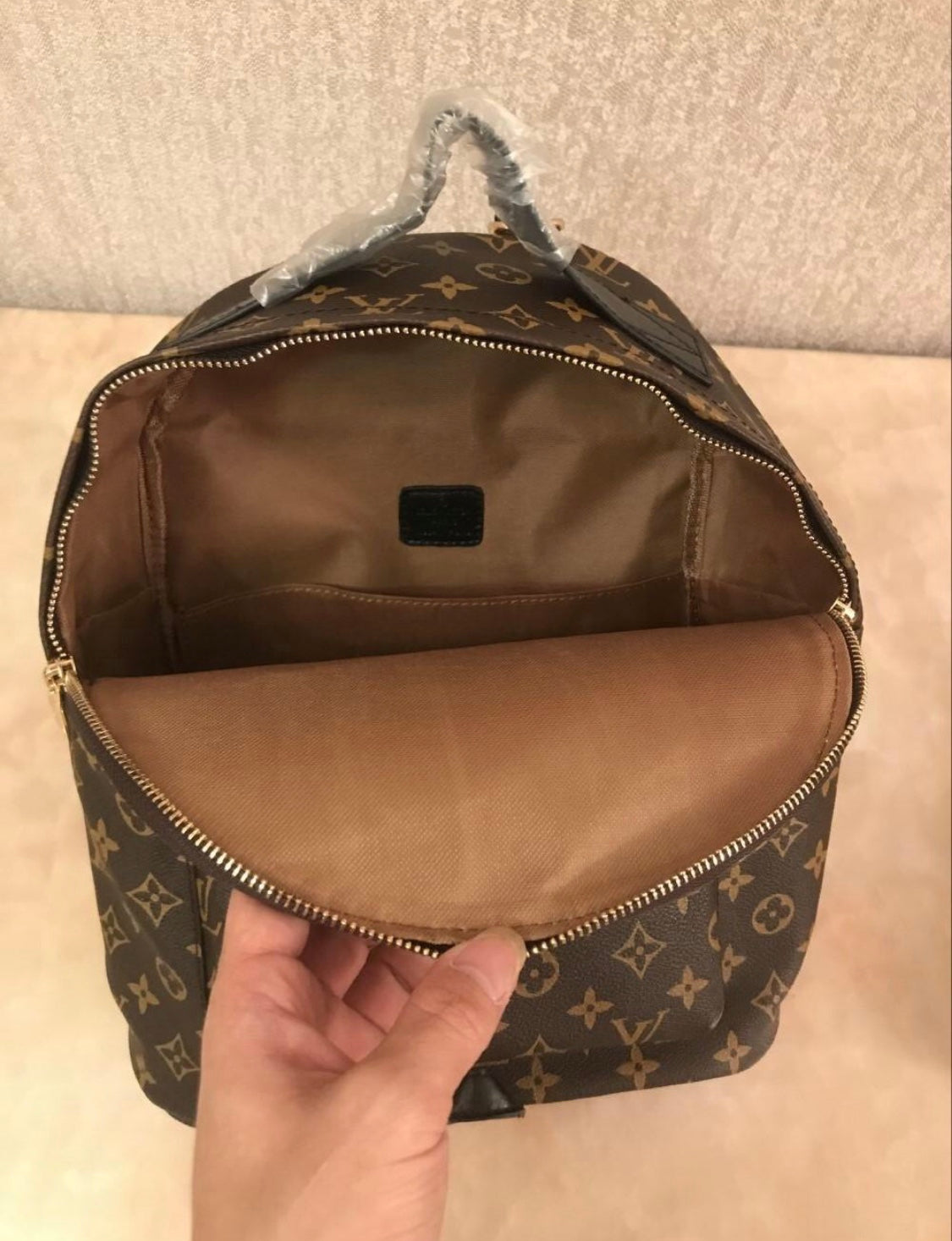 NEW Louis Vuitton Monogram Palm Springs Backpack Pouch Belt NWT –